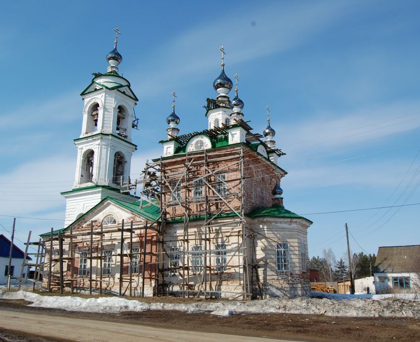 Церковь Николая Чудотворца, Неволино (Кунгурский район и г. Кунгур, Пермский край). фасады