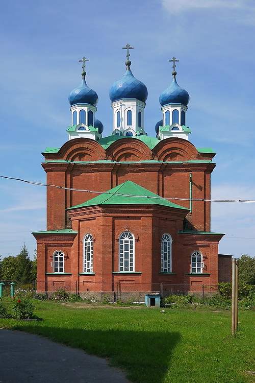 Каменск-Уральский. Церковь Покрова Пресвятой Богородицы в Волкове. фасады, Восточный фасад