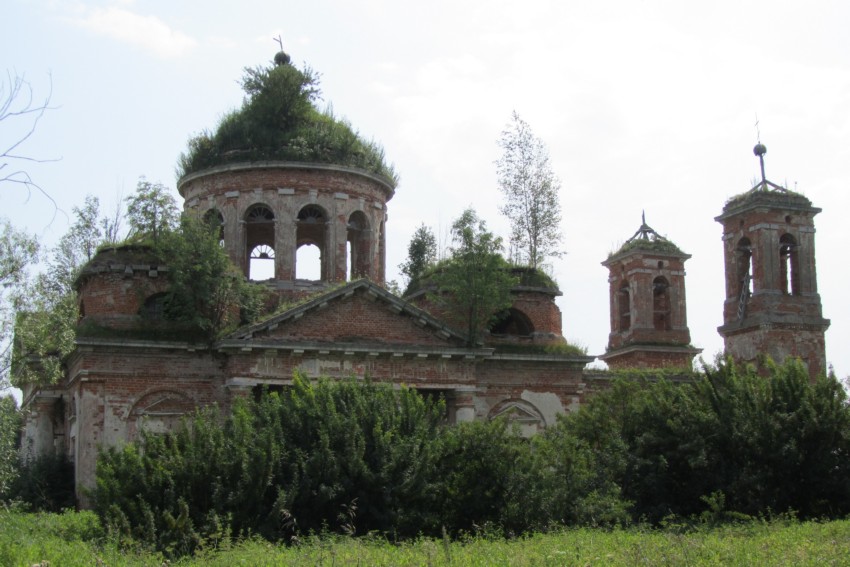 Федяево. Церковь Троицы Живоначальной. фасады, северный фасад
