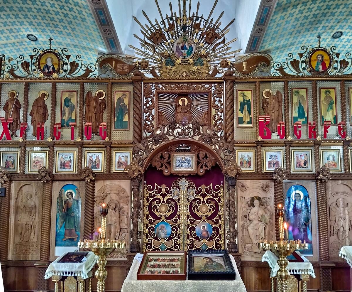 Церковь Рождества Иоанна Предтечи, Уютное (Сакский район, Республика Крым). интерьер и убранство