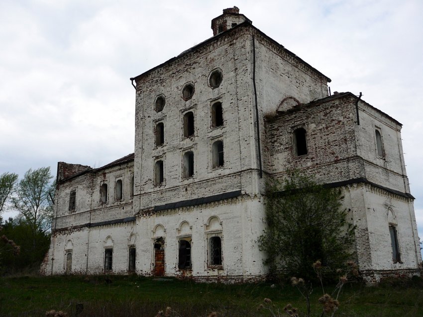 Церковь Николая Чудотворца, Медянка (Ординский район, Пермский край). общий вид в ландшафте