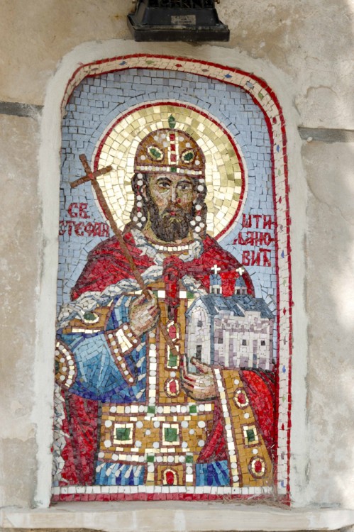 Бечичи (Bečići). Церковь Фомы апостола. интерьер и убранство, Икона над входом прихода