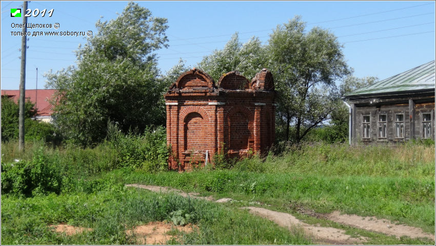 Неизвестная часовня, Лубенкино (Камешковский район, Владимирская область). фасады, Вид с востока