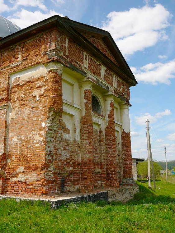 Кленовское. Церковь Николая Чудотворца. фасады