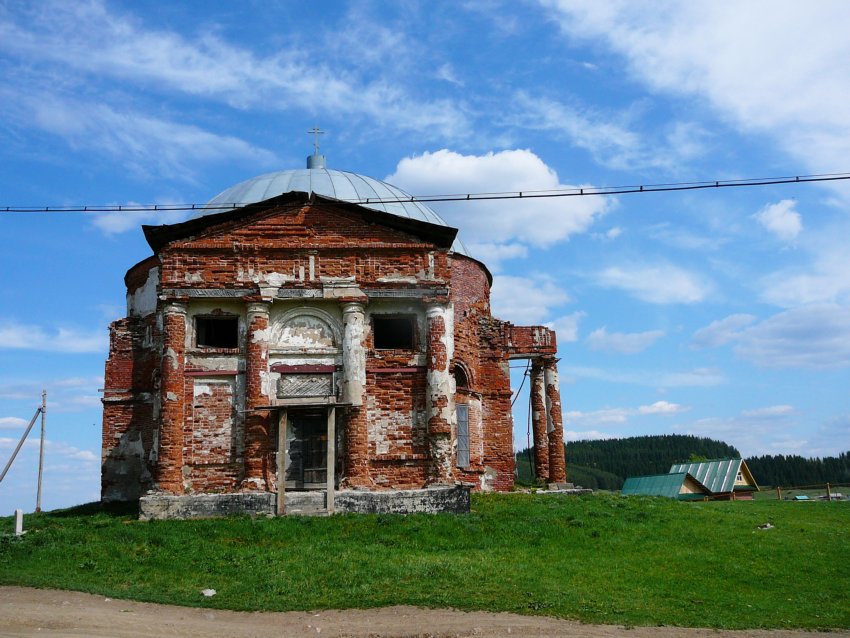 Кленовское. Церковь Николая Чудотворца. фасады