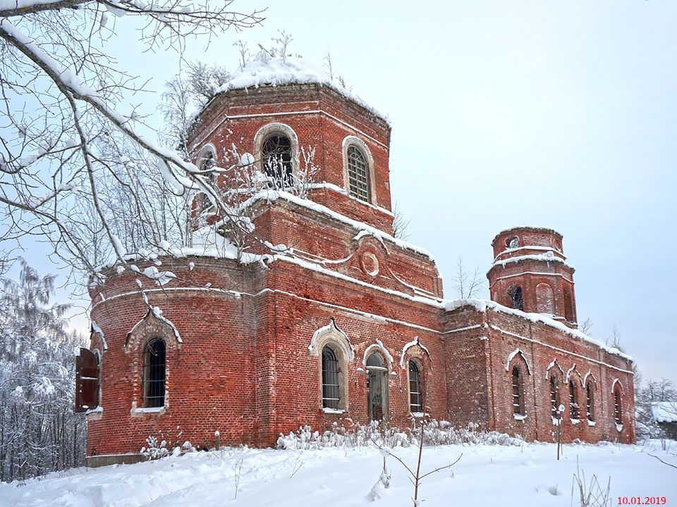 Церковь Казанской иконы Божией Матери, Большое Плоское (Лихославльский район, Тверская область). фасады