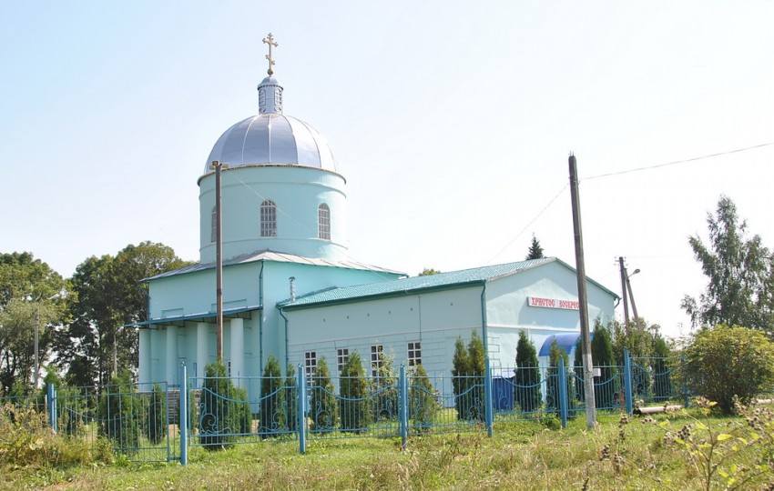 Хмелевое. Церковь Успения Пресвятой Богородицы. фасады