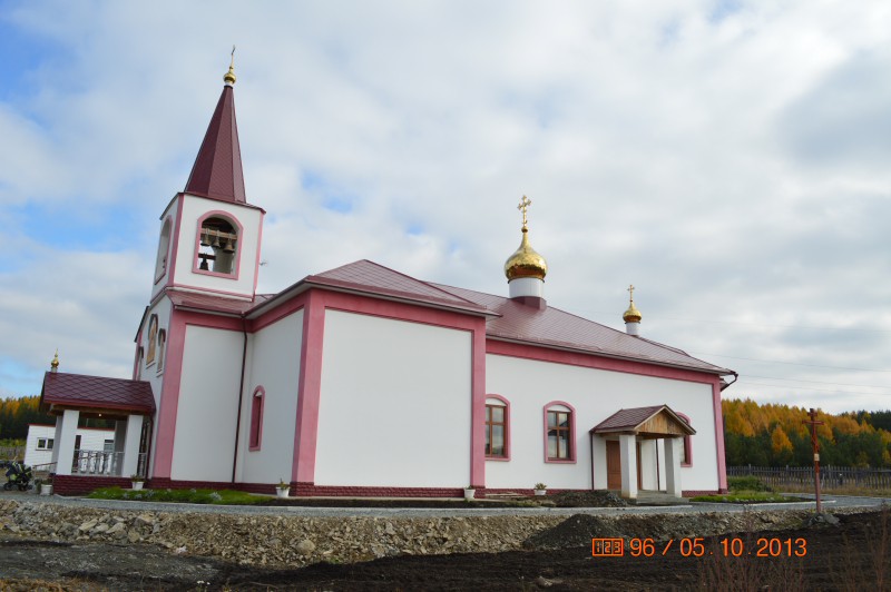 Первоуральск. Церковь Екатерины. фасады, Храм снаружи