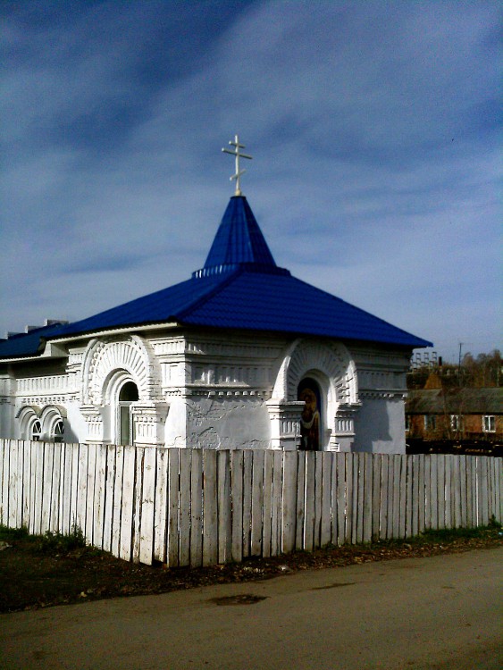 Церковь Покрова Пресвятой Богородицы, Берёзовая Роща (Красноуфимск (ГО Красноуфимск), Свердловская область). общий вид в ландшафте