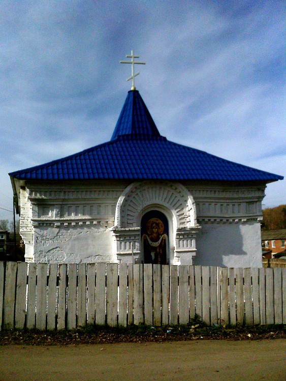 Берёзовая Роща. Церковь Покрова Пресвятой Богородицы. общий вид в ландшафте