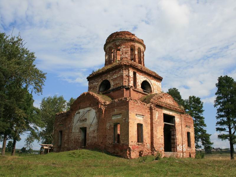 Церковь Зачатия Иоанна Предтечи, Верхняя Баранча (Кушва (Кушвинский ГО и ГО Верхняя Тура), Свердловская область). фасады