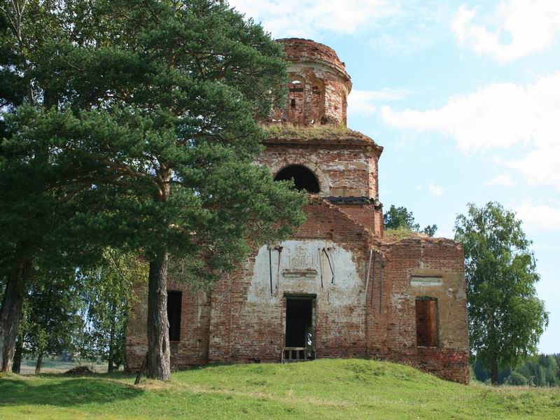 Церковь Зачатия Иоанна Предтечи, Верхняя Баранча (Кушва (Кушвинский ГО и ГО Верхняя Тура), Свердловская область). фасады