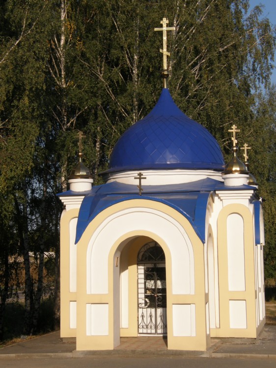 Часовня Александра Невского, Елец (Елецкий район и г. Елец, Липецкая область). общий вид в ландшафте