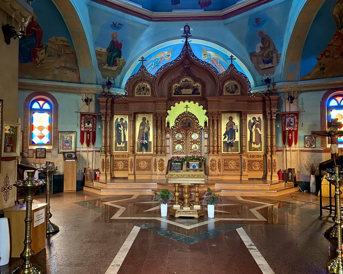 интерьер и убранство. Церковь Екатерины Александрийской, Сростки (Бийский район и г. Бийск, Алтайский край)