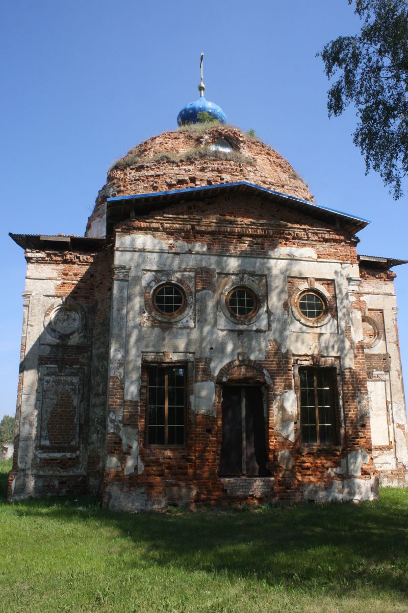 Церковь Владимирской иконы Божией Матери, Мошевая (Слобода) (Починковский район, Смоленская область). фасады