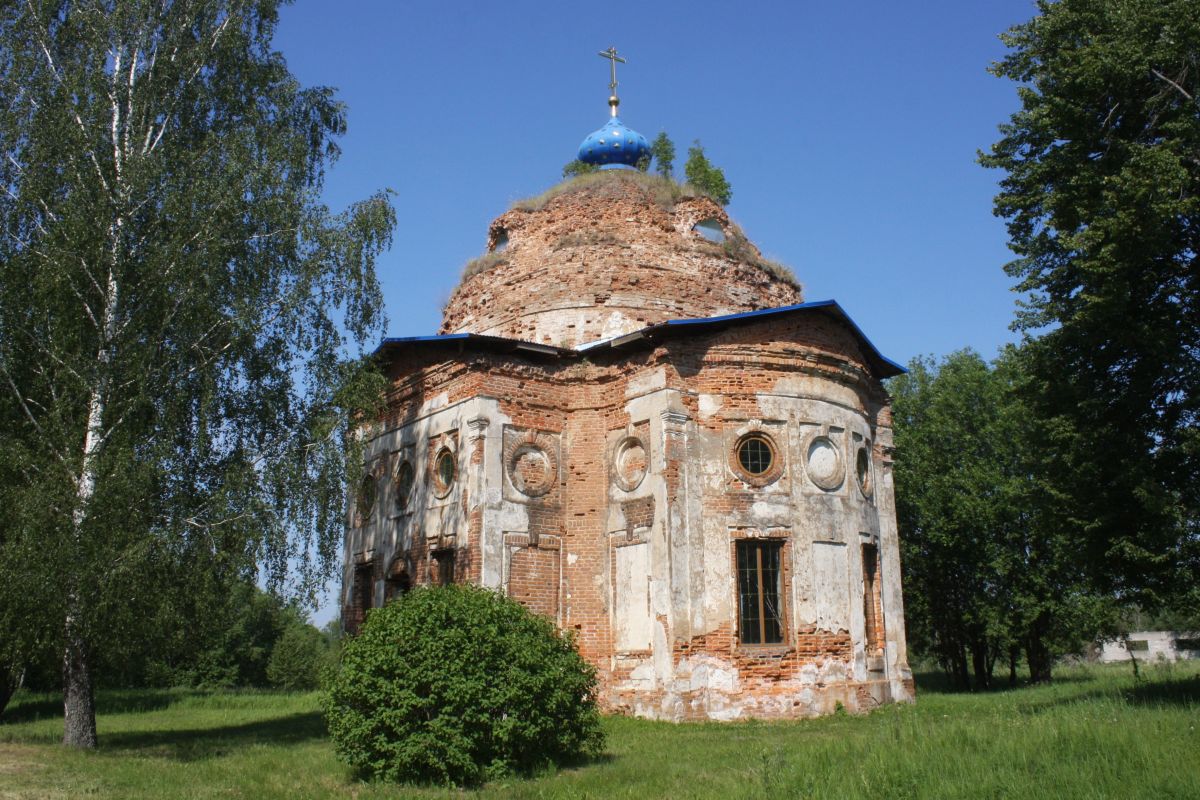 Церковь Владимирской иконы Божией Матери, Мошевая (Слобода) (Починковский район, Смоленская область). фасады