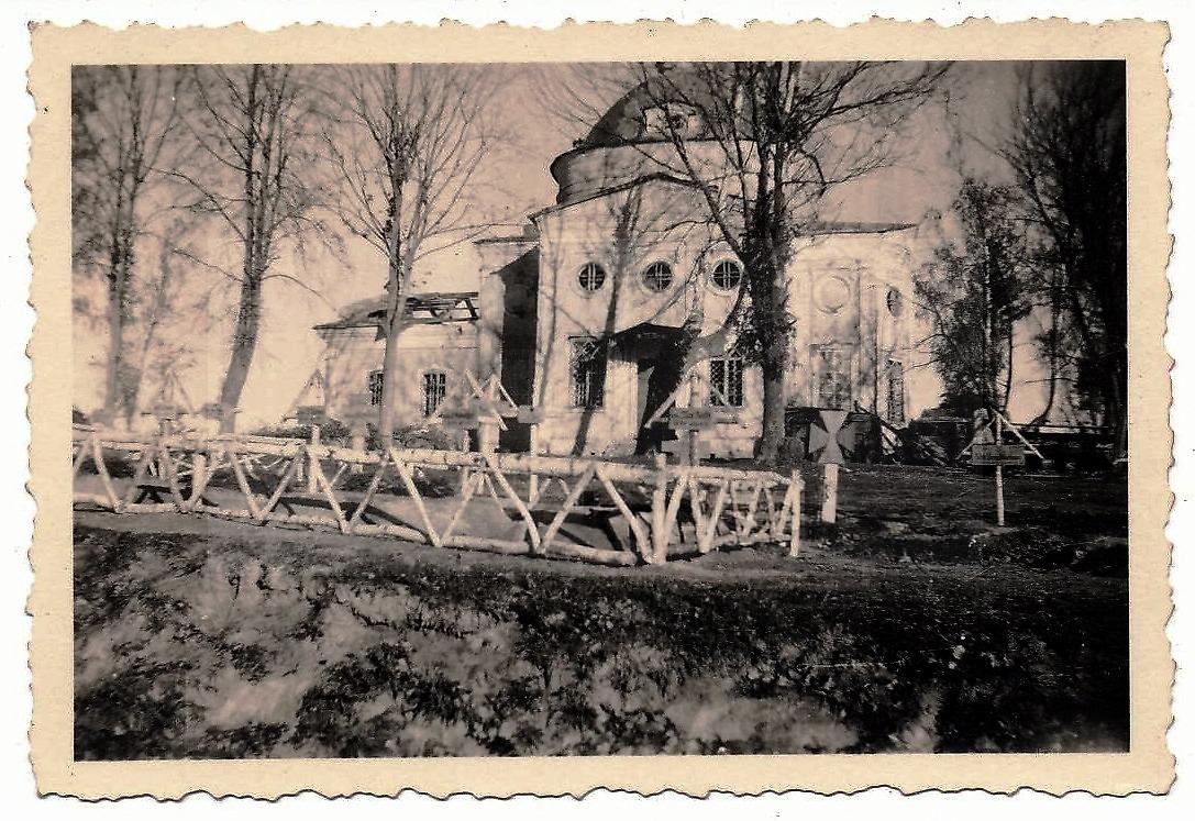 Фото 1941 г. с аукциона e-bay.de, архивная фотография. Церковь Владимирской иконы Божией Матери, Мошевая (Слобода) (Починковский район, Смоленская область)