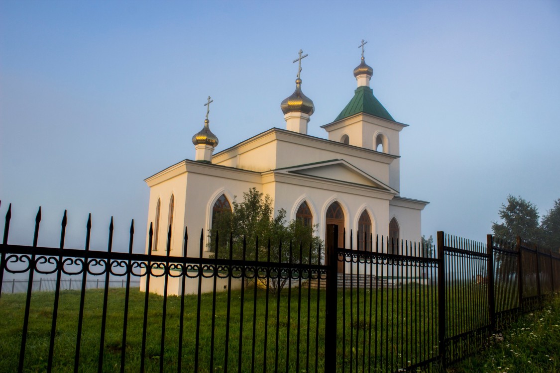 Нижнее Село. Церковь Михаила Архангела (новая). фасады