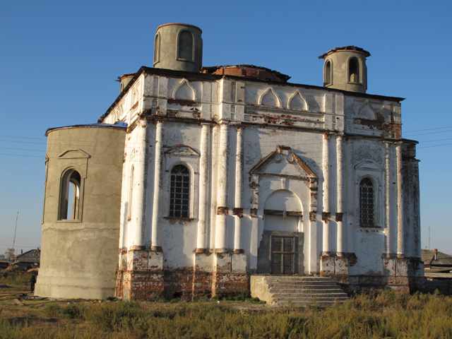 Костылево. Церковь Вознесения Господня. фасады, что сделано к 2010 году
