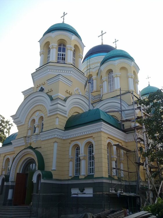 Георгиевский Городницкий монастырь. Собор Георгия Победоносца, Городница (Звягельский район, Украина, Житомирская область). фасады, Вид Свято-Георгиевского храма после ремонта.