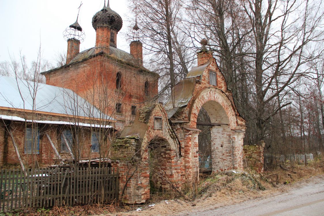 Церковь Преображения Господня, Спас-Ильдь (Некоузский район, Ярославская область). архитектурные детали