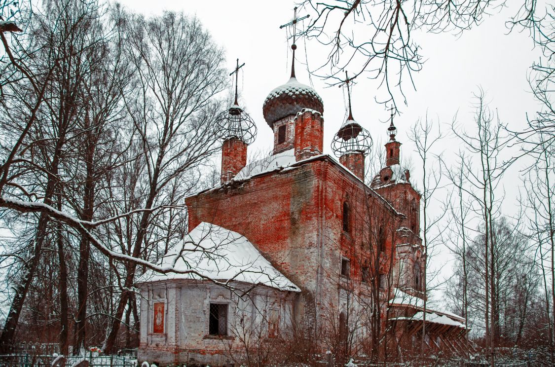 Церковь Преображения Господня, Спас-Ильдь (Некоузский район, Ярославская область). фасады