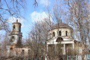Церковь Воздвижения Креста Господня, Вид с юга<br>, Дмитриевское, Некоузский район, Ярославская область