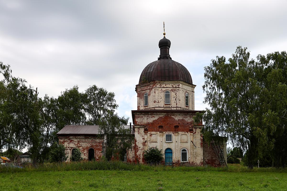 фасады. Церковь Казанской иконы Божией Матери, Кузьминка (Сергачский район, Нижегородская область)