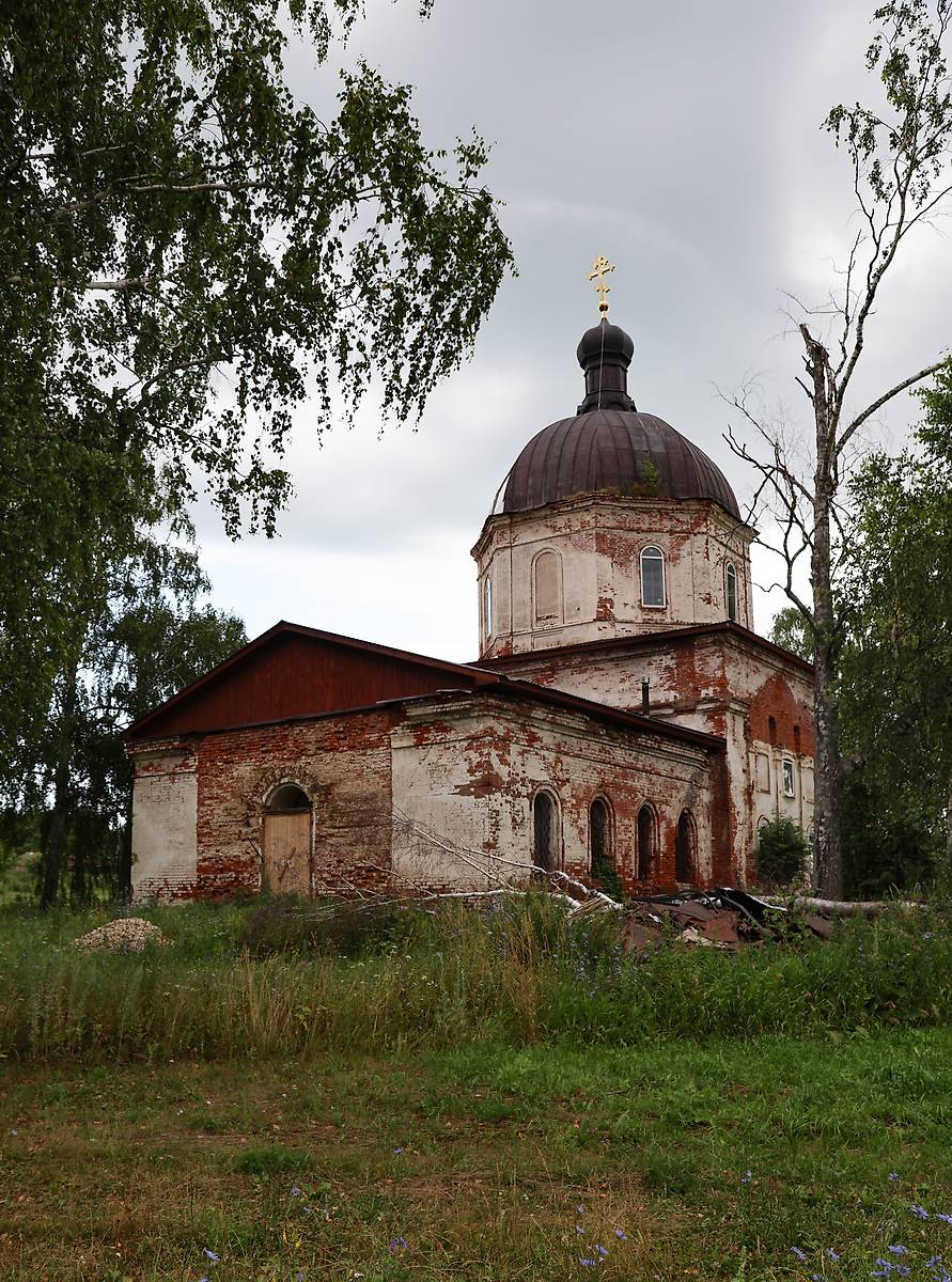 фасады. Церковь Казанской иконы Божией Матери, Кузьминка (Сергачский район, Нижегородская область)