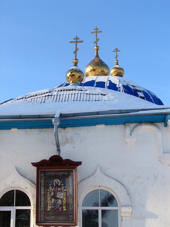 Церковь Введения во храм Пресвятой Богородицы, Бутка (Талицкий район (Талицкий ГО), Свердловская область). общий вид в ландшафте