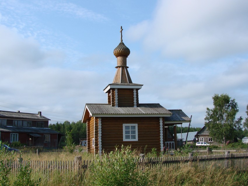 Киндасово. Часовня Введения во храм Пресвятой Богородицы. фасады