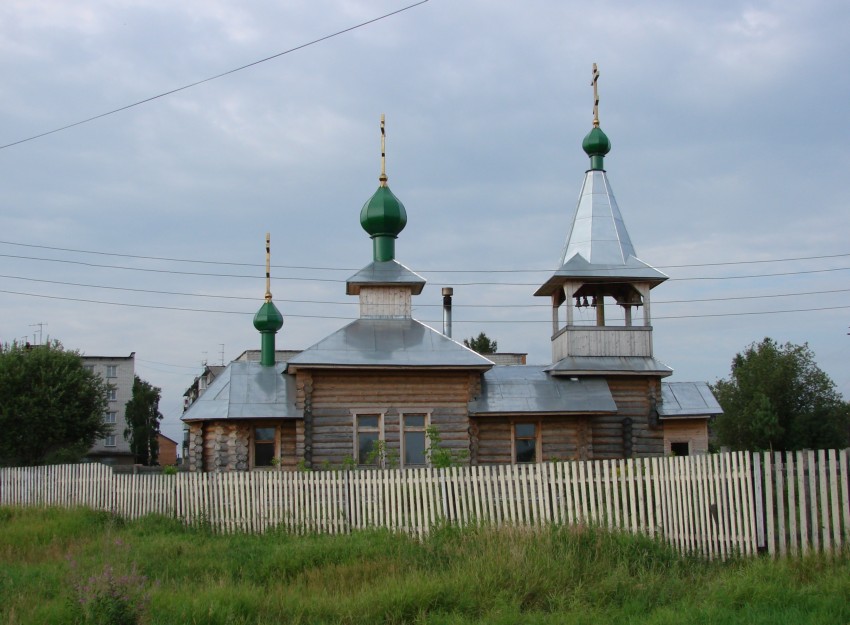 Царственных страстотерпцев, церковь Николая и Александры, Новая Вилга (Прионежский район, Республика Карелия). общий вид в ландшафте