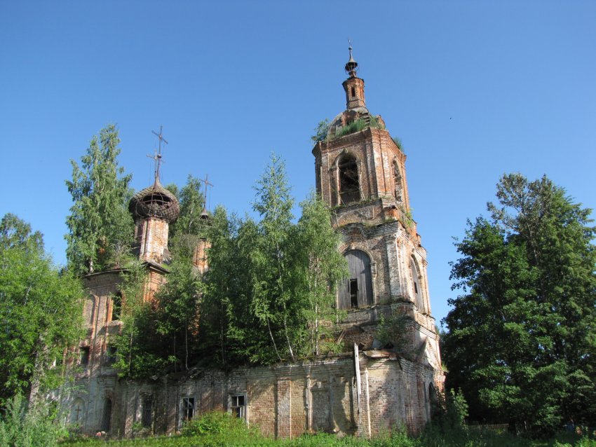 Церковь Преображения Господня, Спас-Ильдь (Некоузский район, Ярославская область). фасады