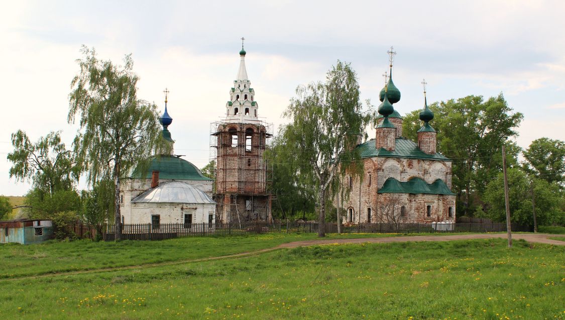 Спасо-Кукоцкий монастырь, Сербилово (Гаврилово-Посадский район, Ивановская область). общий вид в ландшафте