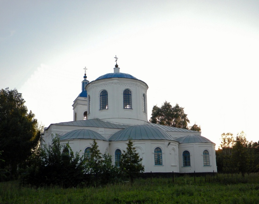 Новая Ольшанка. Церковь Рождества Пресвятой Богородицы. фасады