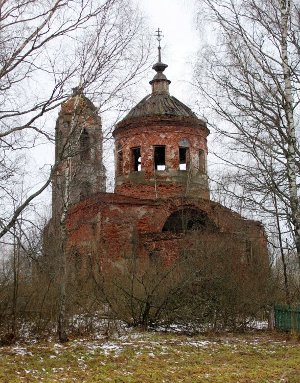 Коршево (Малое Новоселье, Бакланово). Церковь Воскресения Словущего. фасады