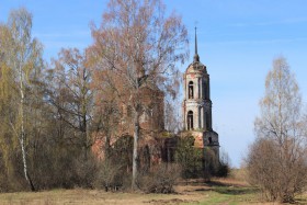 Коршево (Малое Новоселье, Бакланово). Церковь Воскресения Словущего