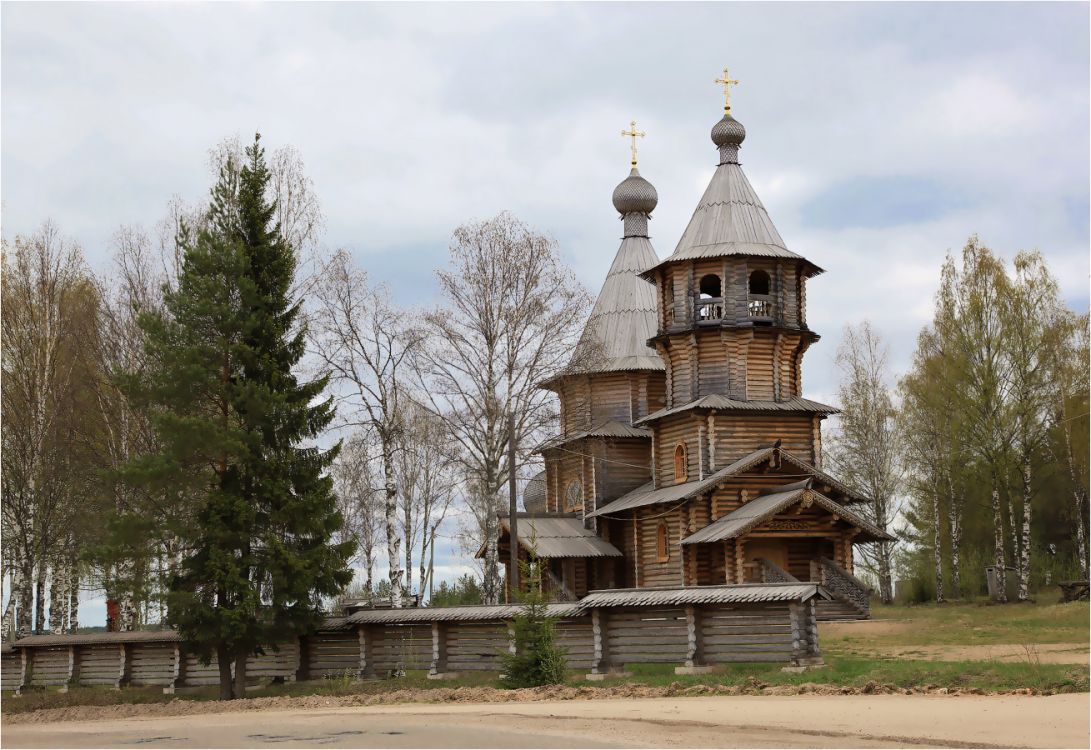 Павлицево. Церковь Илариона Псковоезерского (Гдовского). фасады