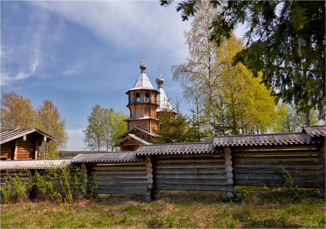 Церковь Илариона Псковоезерского (Гдовского), Павлицево (Устьянский район, Архангельская область). архитектурные детали