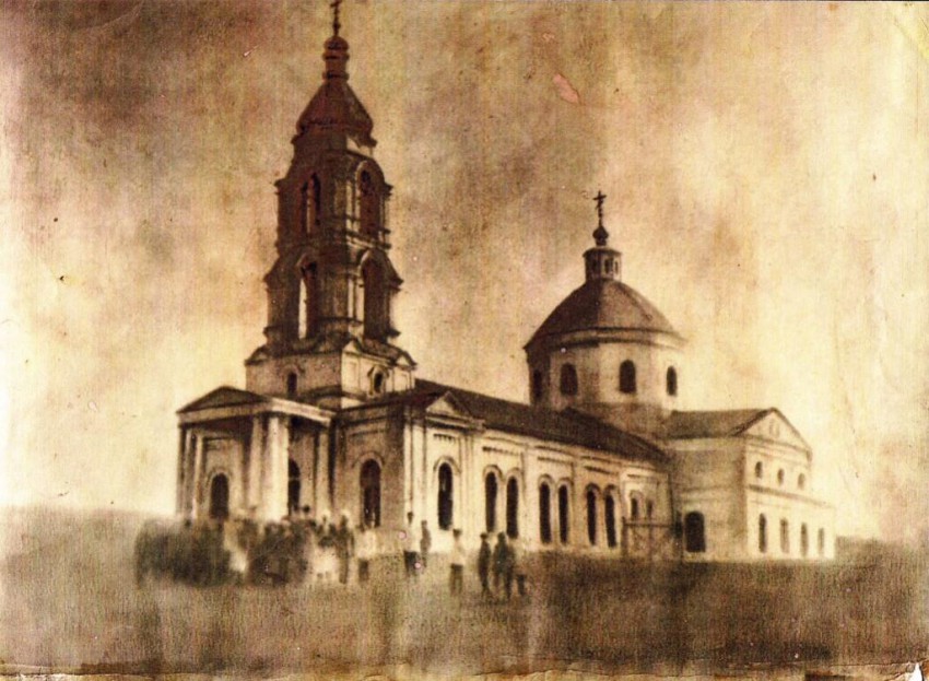 Церковь Иоанна Богослова, Кучугуры (Нижнедевицкий район, Воронежская область). архивная фотография, источник https://pastvu.com