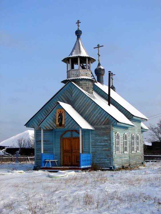 Церковь Андрея Первозванного, Таборы (Таборинский район (Таборинский МР), Свердловская область). общий вид в ландшафте