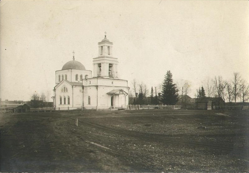 Церковь Успения Пресвятой Богородицы, Заводоуспенское (Тугулымский район (Тугулымский ГО), Свердловская область). архивная фотография, Дореволюционное фото из фондов Музейного комплекса имени И.Я. Словцова