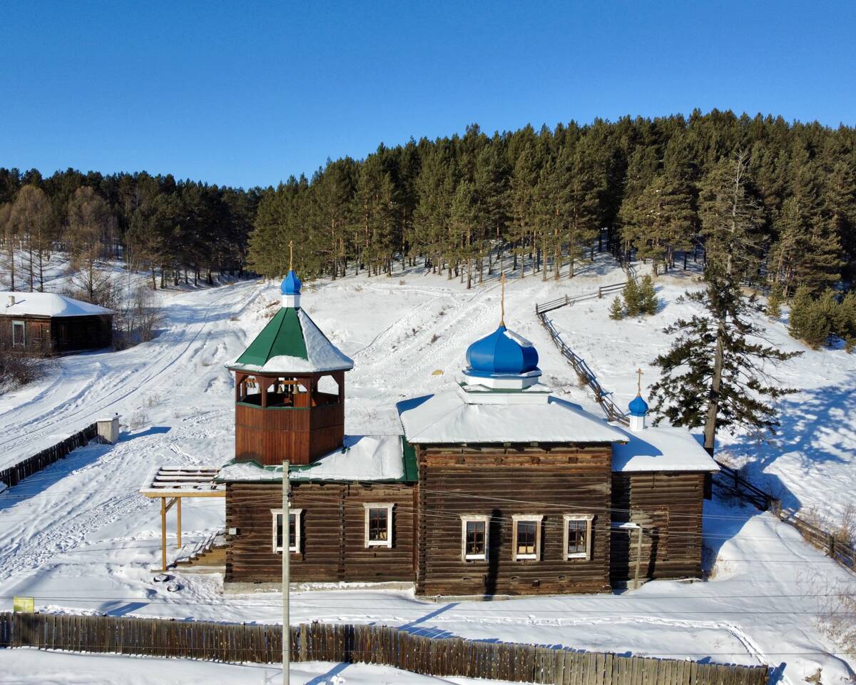 Церковь Петра и Павла, Тихонова Падь (Иркутский район, Иркутская область). фасады, Южный фасад