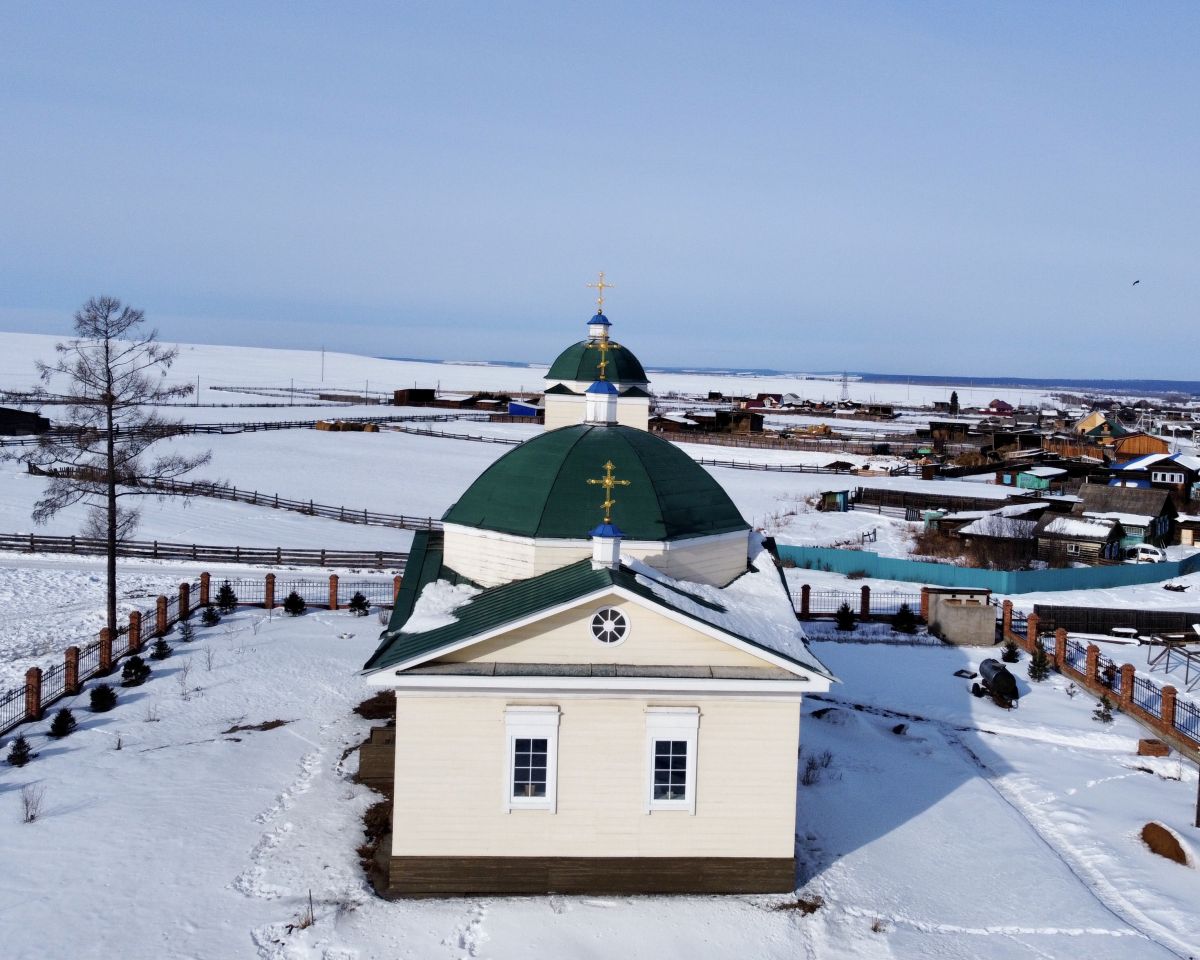 Церковь Петра и Павла, Куяда (Эхирит-Булагатский район, Иркутская область). фасады, Вид с востока