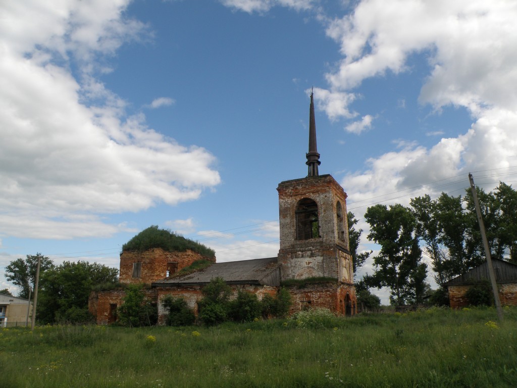 Церковь Михаила Архангела, Соклаково (Старый Гоголь) (Каменский район, Тульская область). общий вид в ландшафте