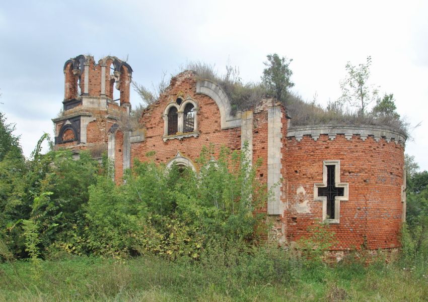 Церковь Космы и Дамиана, Верхний Изрог (Каменский район, Тульская область). фасады
