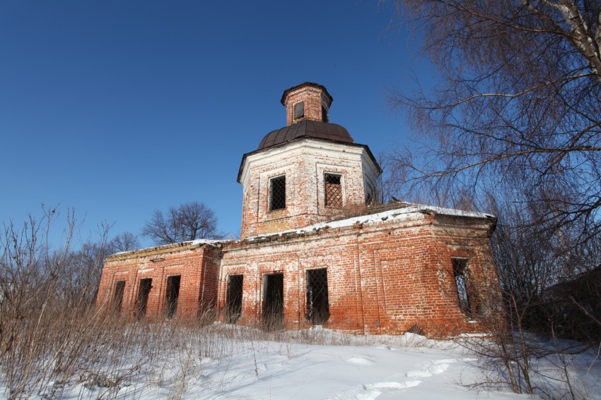 Гзино. Церковь Смоленской иконы Божией Матери. фасады