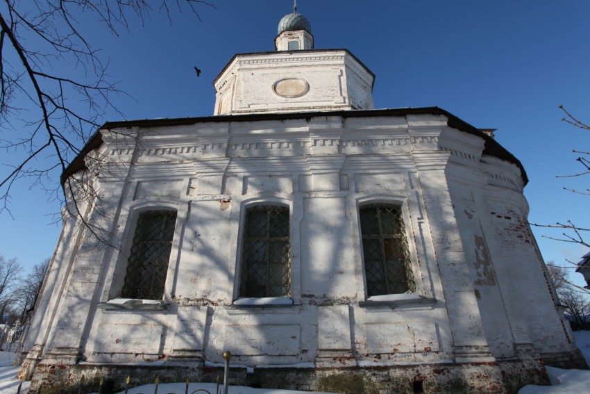 Церковь Николая Чудотворца, Никольское (Некрасовский район, Ярославская область). архитектурные детали