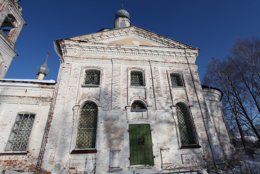 Церковь Николая Чудотворца, Никольское (Некрасовский район, Ярославская область). фасады