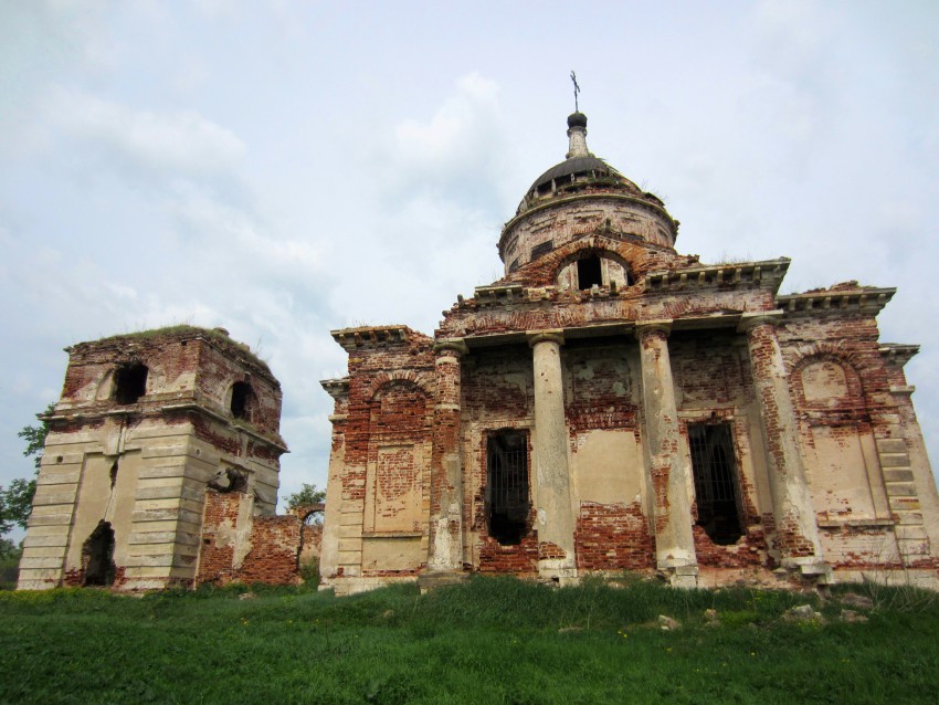 Кунганово. Церковь Воскресения Христова. фасады, Вид с юга